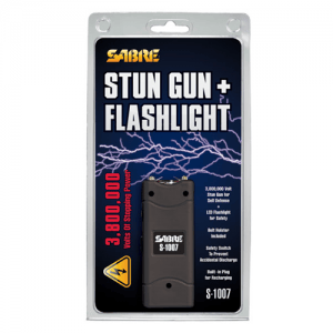 Sabre Short Stun Gun W/ Led Flashlight