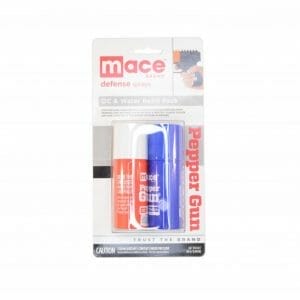 Mace Pepper Gun 2 Pack Water And Oc Refill Cartridges