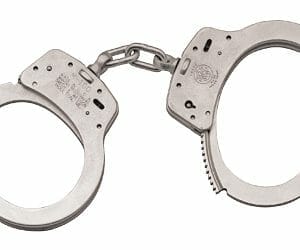 S&W 100 Handcuffs Nickel